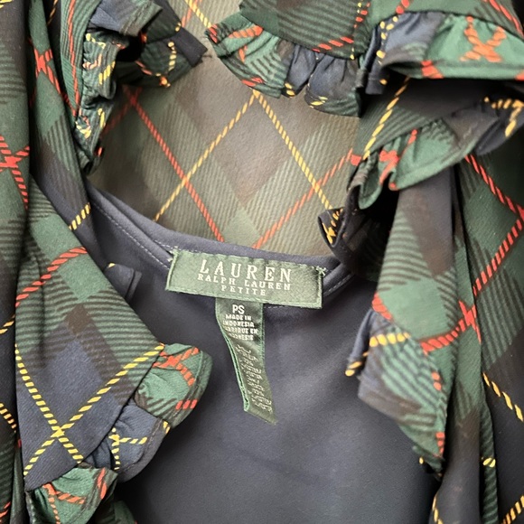 RALPH LAUREN Plaid Ruffle Top - Picture 6 of 6